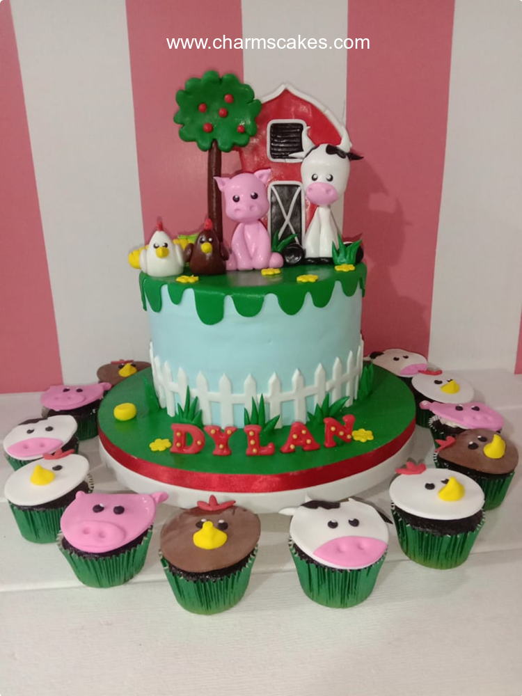Dylan's Farm Jungle Safari Custom Cake