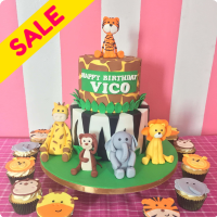 Vico Jungle Safari Custom Cake