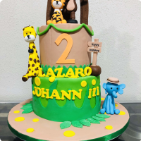 Johann Jungle Safari Custom Cake