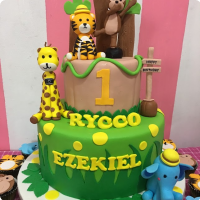 Rycco Jungle Safari Custom Cake