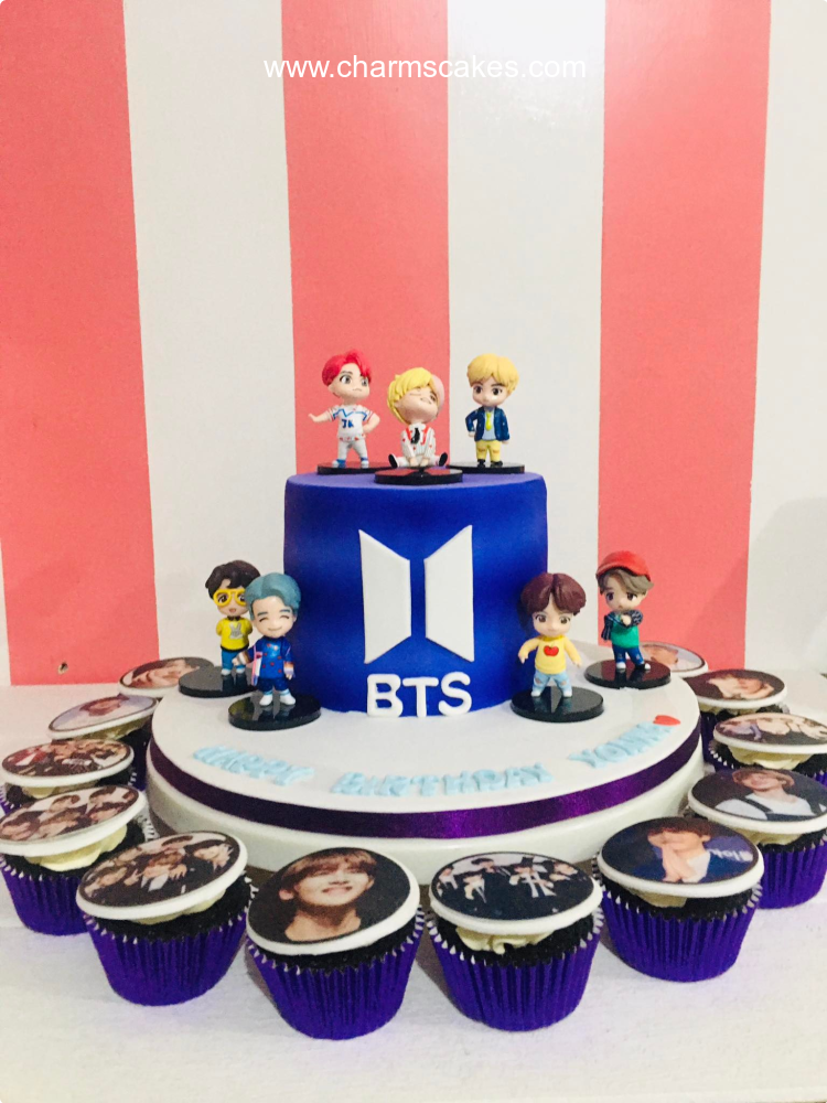 Yanna's BTS Kpop Custom Cake