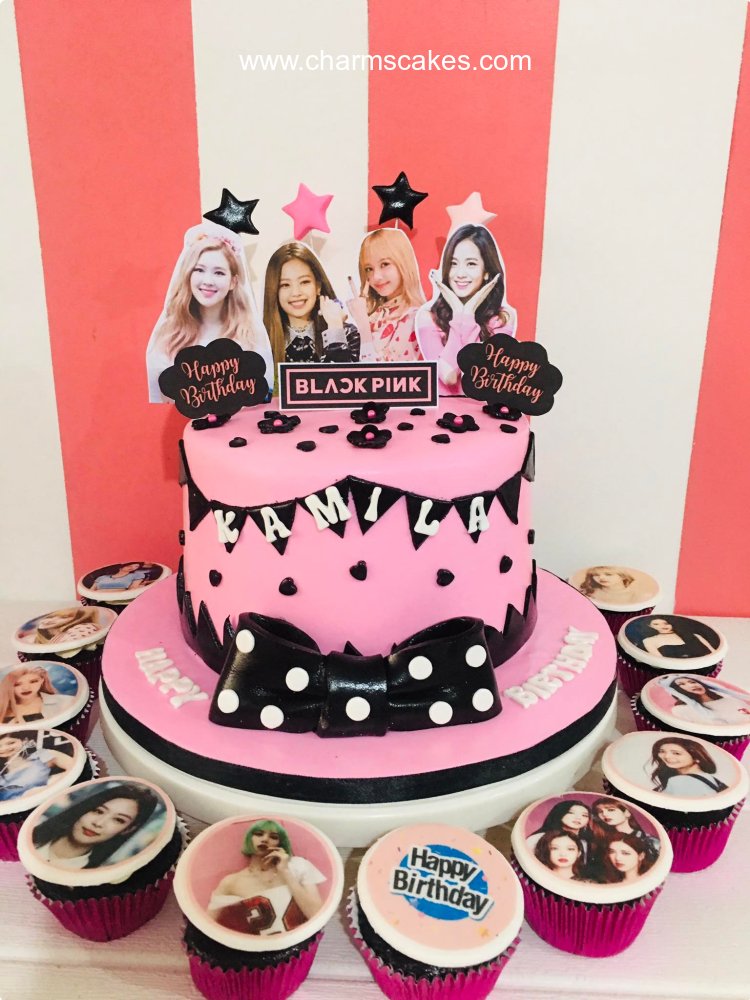 Kamilia's Blackpink Kpop Custom Cake