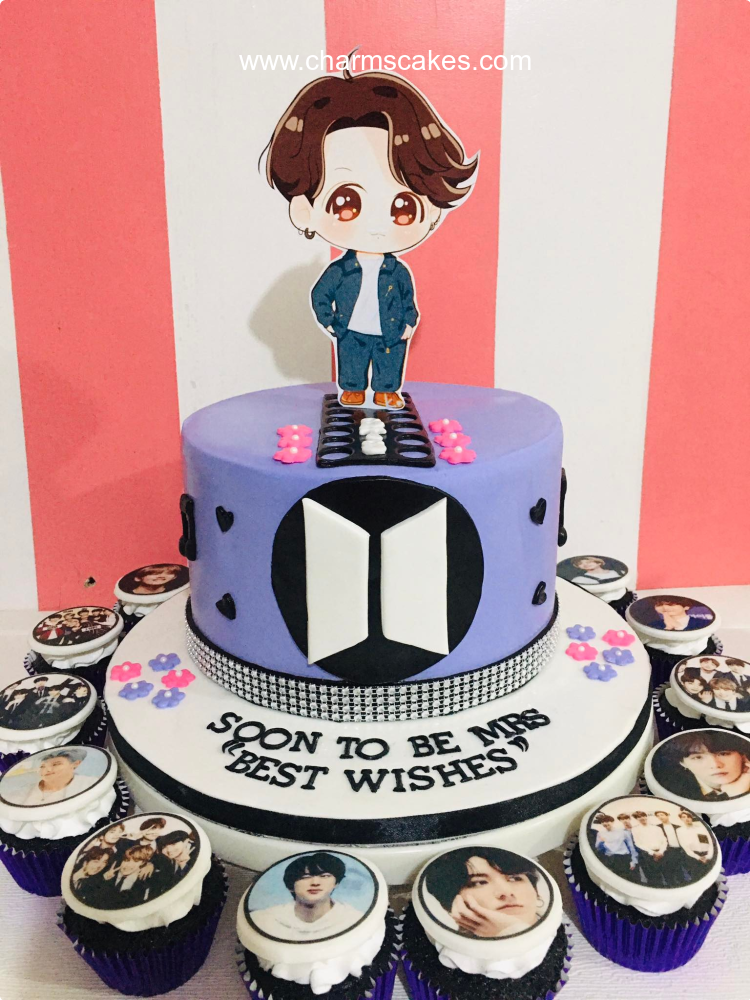 Jung Kook Kpop Custom Cake