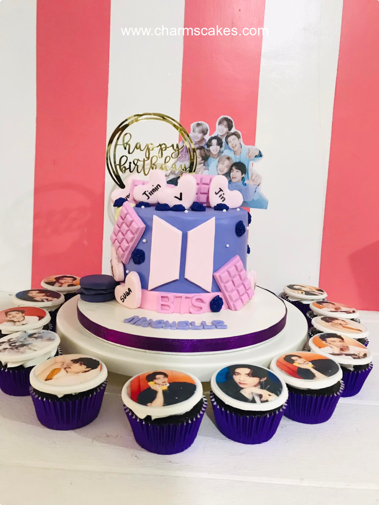 Michelle's BTS Kpop Custom Cake