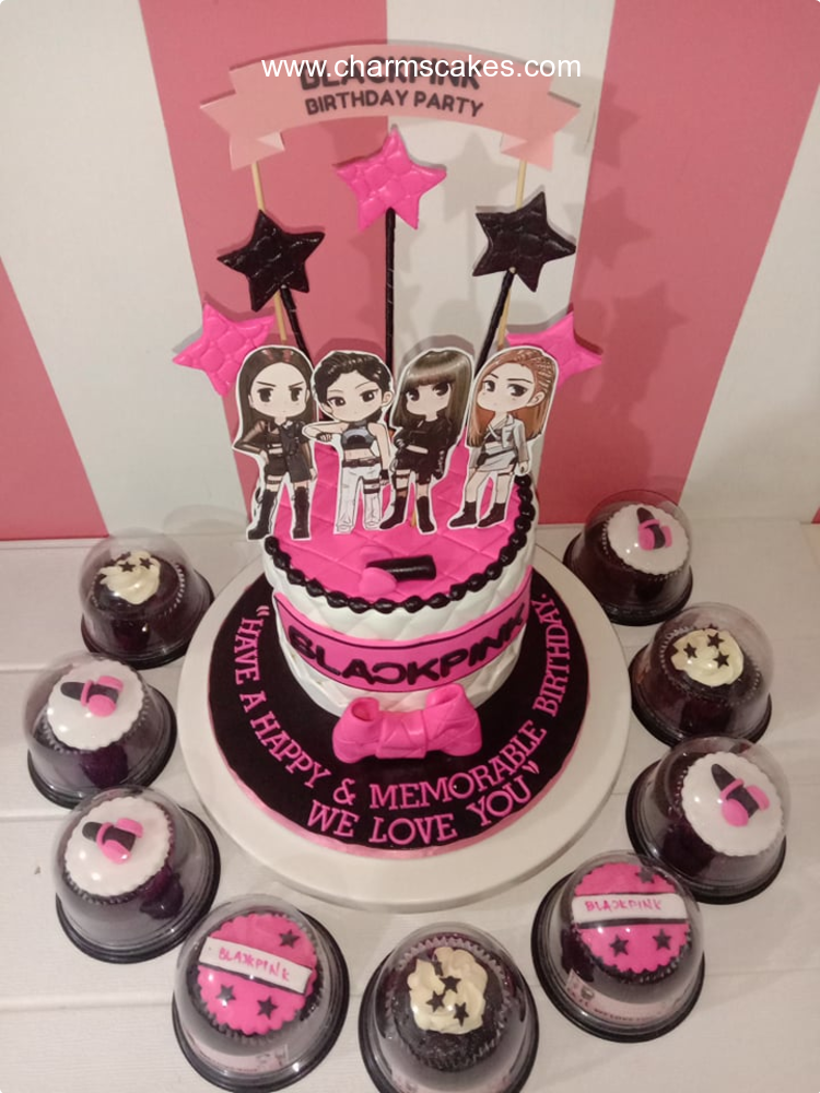 Girl's Blackpink Kpop Custom Cake