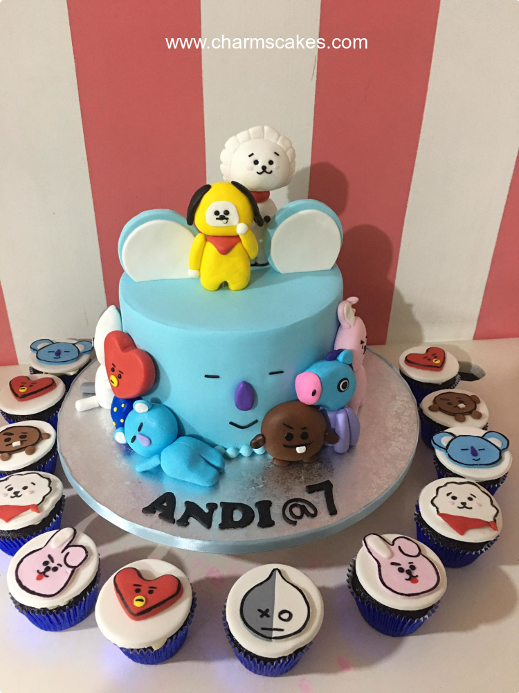 BTS BT21 Characters Edible Cake Topper Image – Cake Stuff to Go