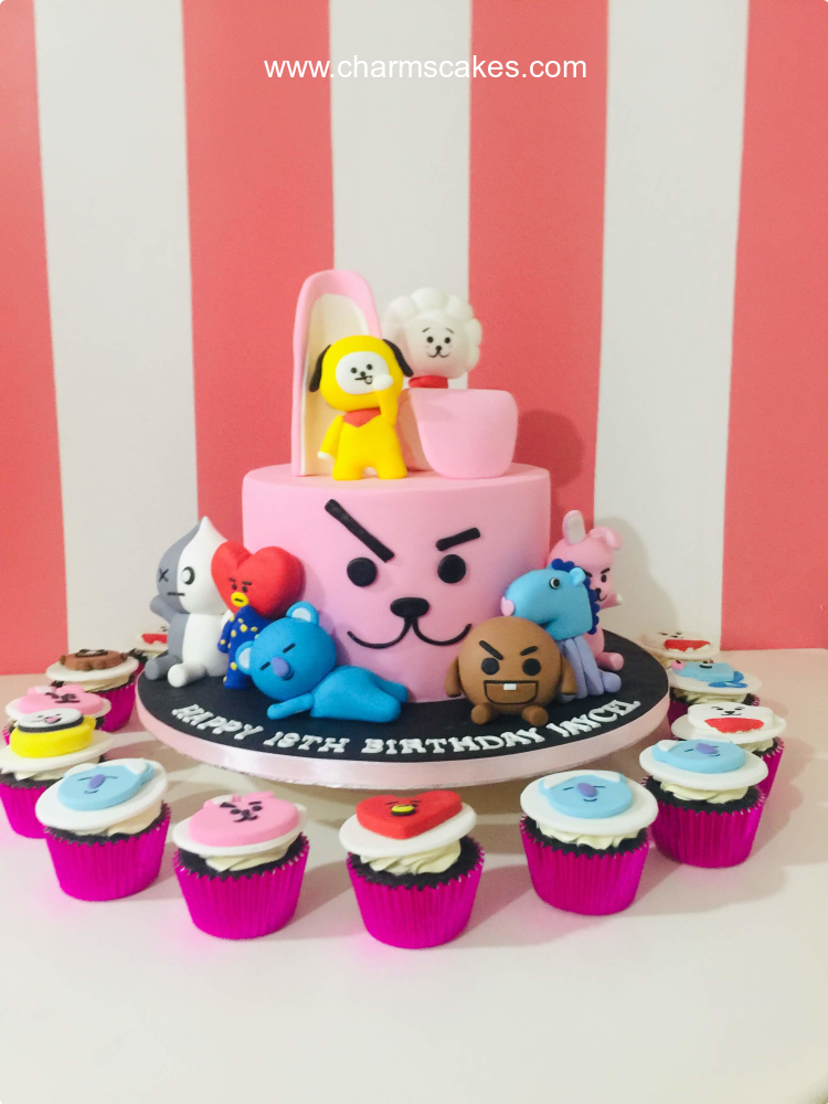 Buy Bt21 Cake Online In India - Etsy India