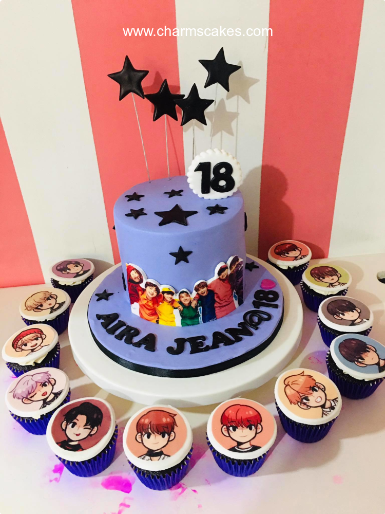 Aira's BTS Kpop Custom Cake