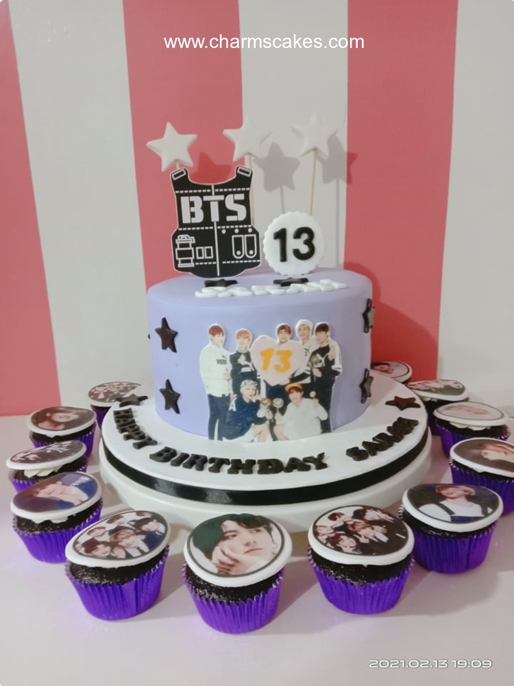 BTS Sarah Kpop Custom Cake