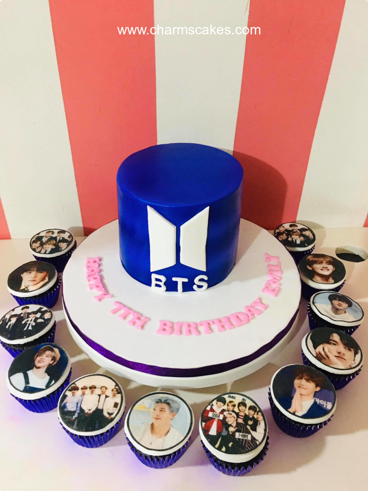 BTS Emily Kpop Custom Cake