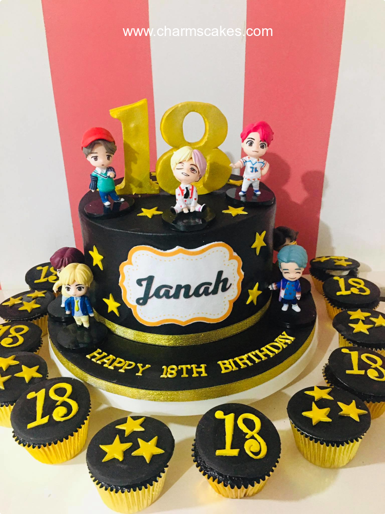 BTS Janah Kpop Custom Cake