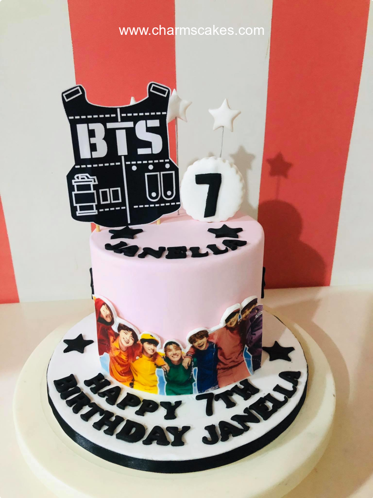 Janella's BTS Kpop Custom Cake