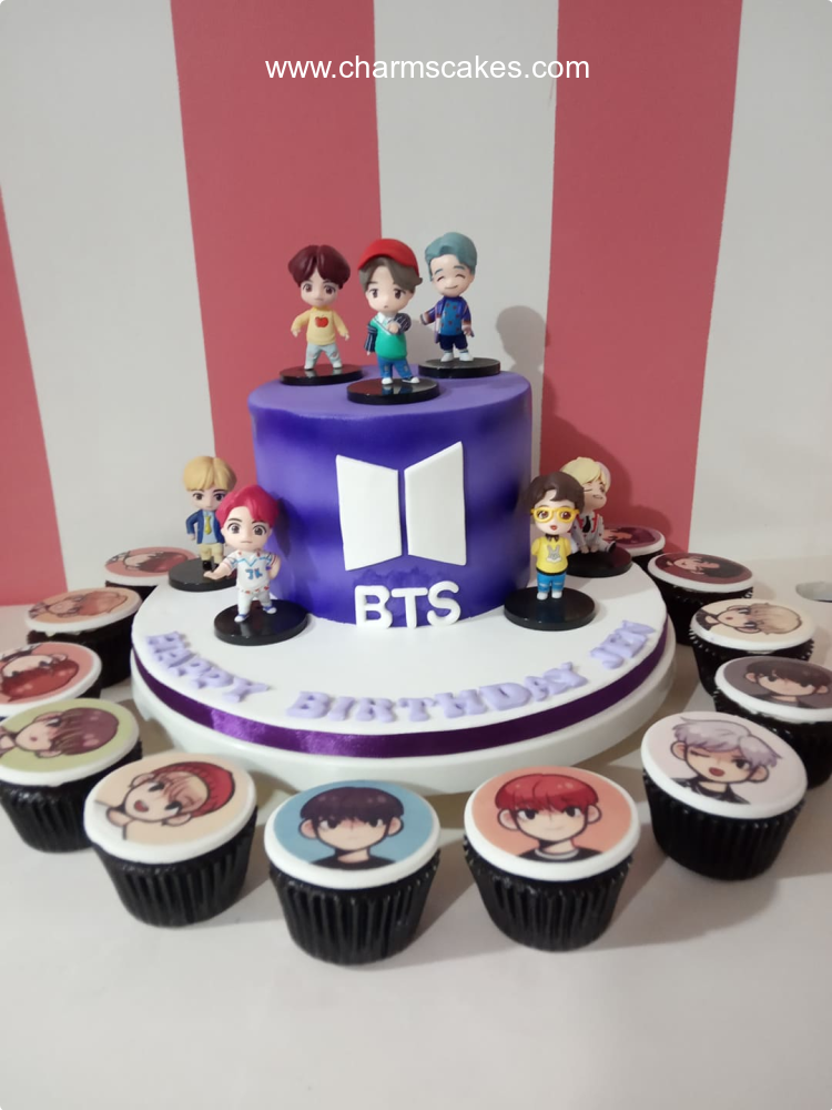 Jen's BTS Kpop Custom Cake