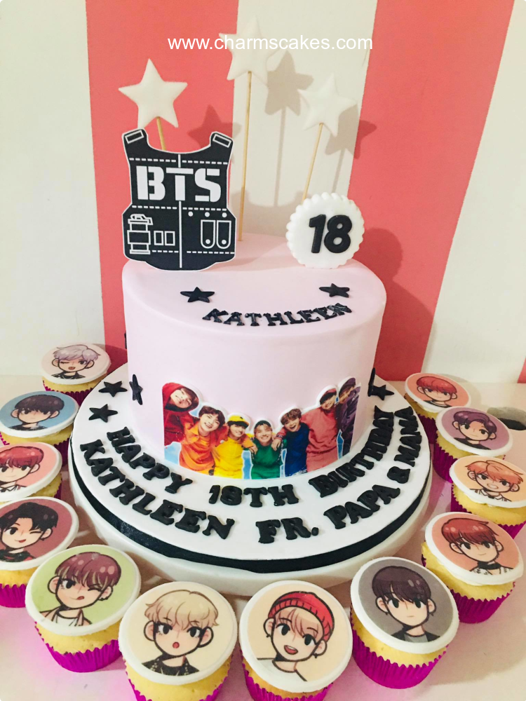 BTS Kath Kpop Cake, A Customize Kpop cake