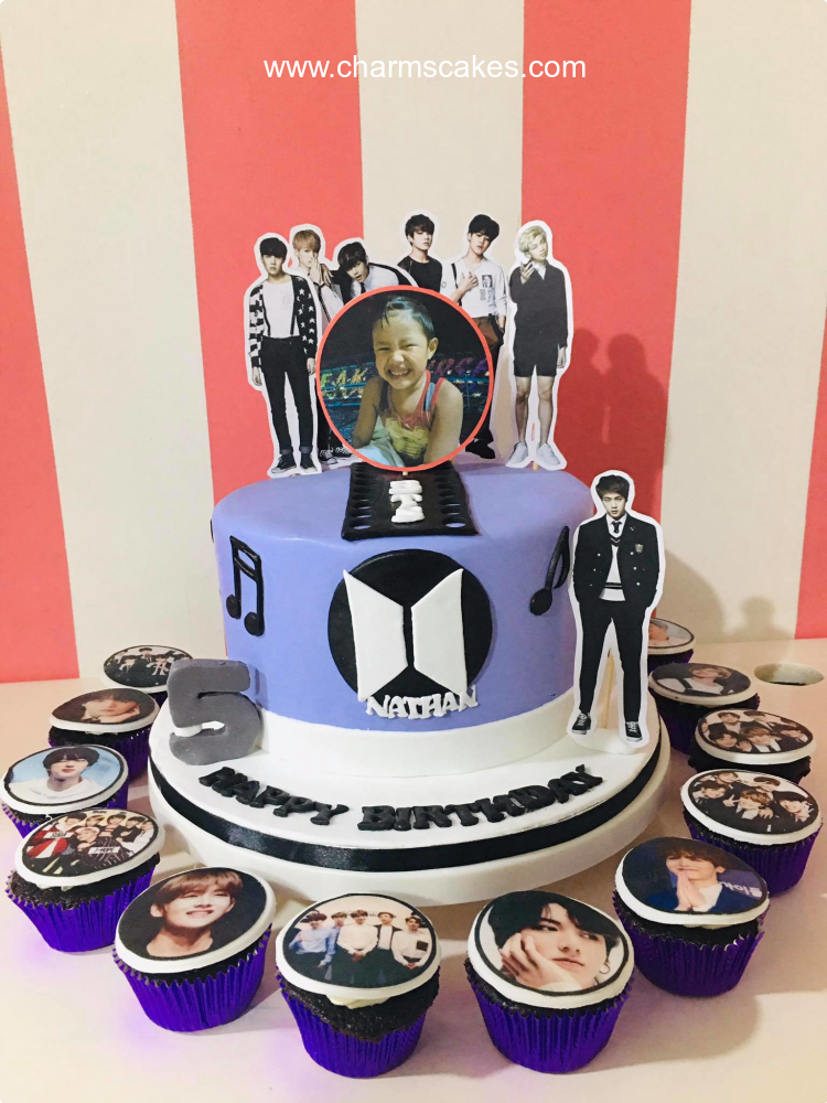 Nathan Kpop Custom Cake