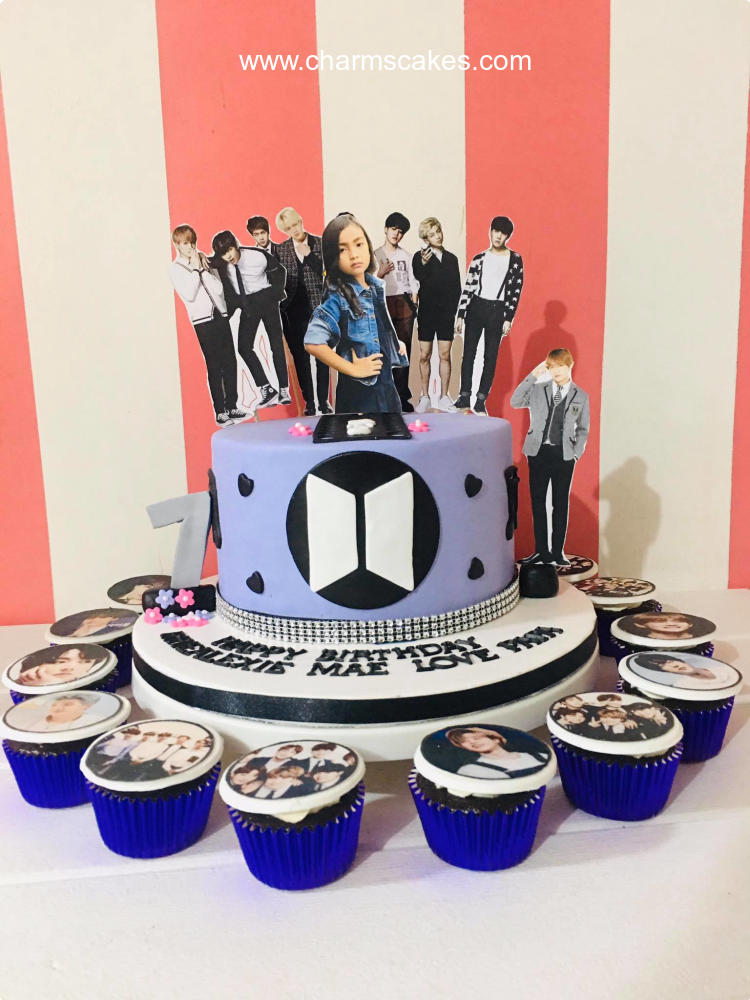 Rhea x Army Kpop Custom Cake