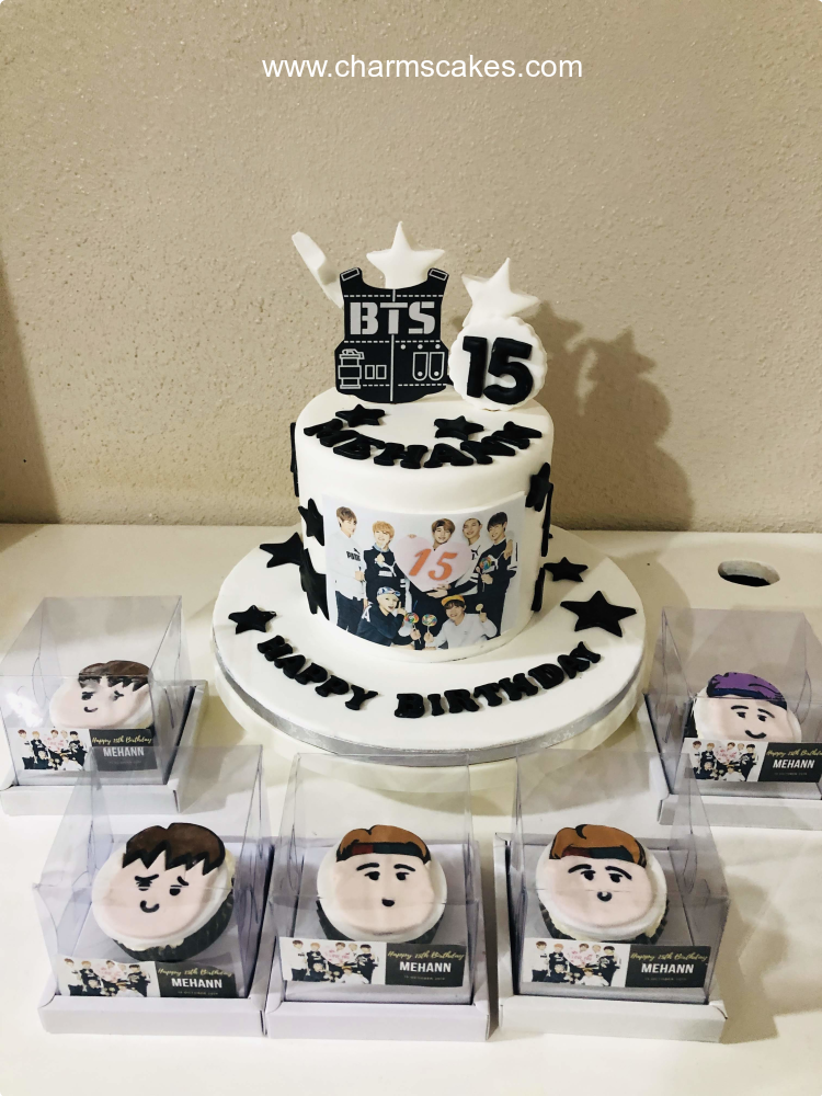 BTS Kpop Custom Cake