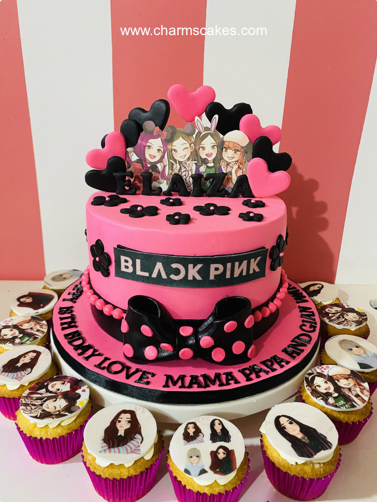 BTS x BLACKPINK Cake