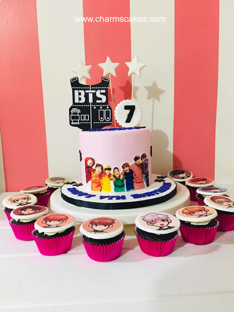 POP7 Kpop Custom Cake