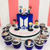 Babe's BTS Kpop Custom Cake