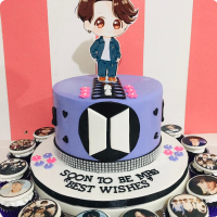 Jung Kook Kpop Custom Cake