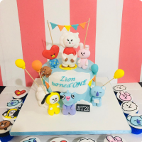 Zion's BT21 Kpop Custom Cake