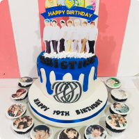 Kristine's NCT Kpop Custom Cake