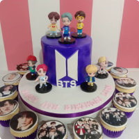 Lian's BTS Kpop Custom Cake