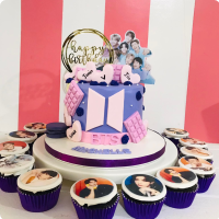 Michelle's BTS Kpop Custom Cake