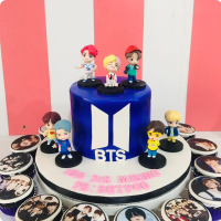 Meong's BTS Kpop Custom Cake