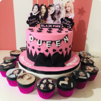 Queen Kpop Cake