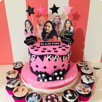 BPink Eliz Kpop Custom Cake