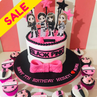 Mina's Chibi Blackpink Kpop Custom Cake