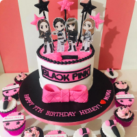 Mina's Chibi Blackpink Kpop Cake