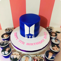 BTS Emily Kpop Custom Cake