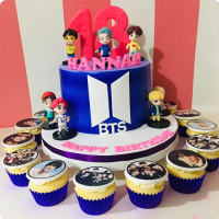 Hannah Kpop Custom Cake