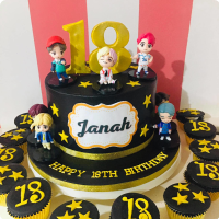 BTS Janah Kpop Custom Cake