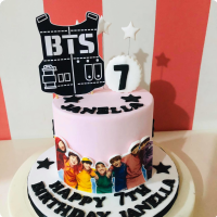 Janella's BTS Kpop Custom Cake