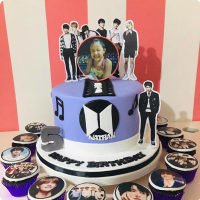 Nathan Kpop Custom Cake