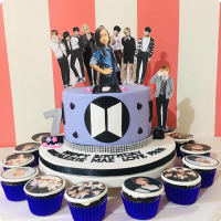 Rhea x Army Kpop Custom Cake