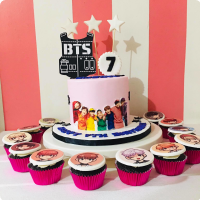 POP7 Kpop Custom Cake