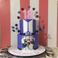 BTS Mae Kpop Custom Cake