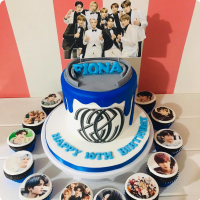 NCT x Fiona Kpop Custom Cake