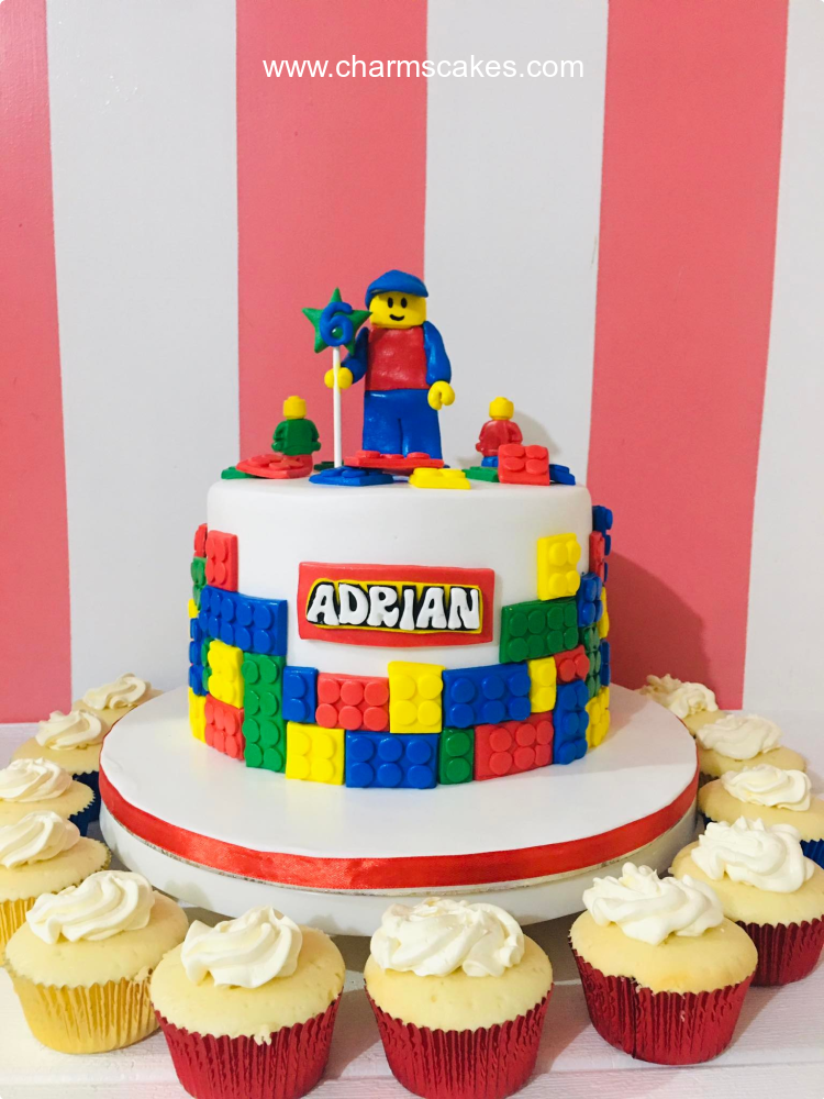 Adrian Lego Cake, A Customize Lego cake