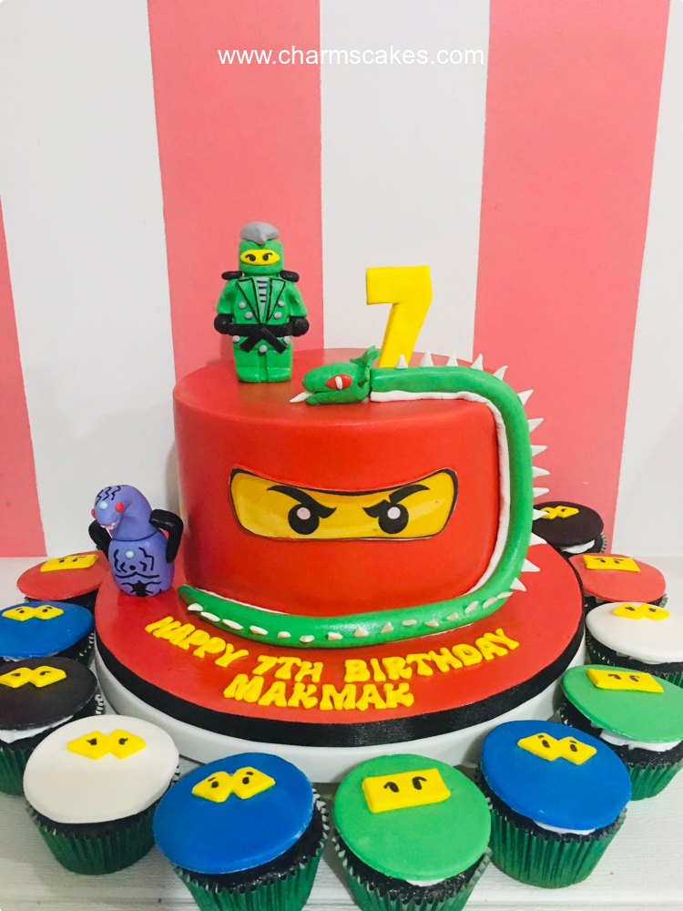 Lego Ninja Lego Custom Cake