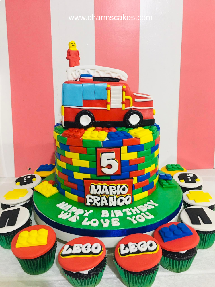 Mario Lego Custom Cake