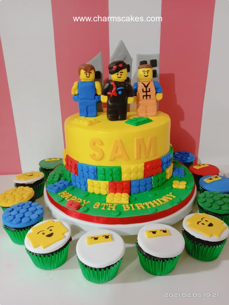 Sam Lego Custom Cake