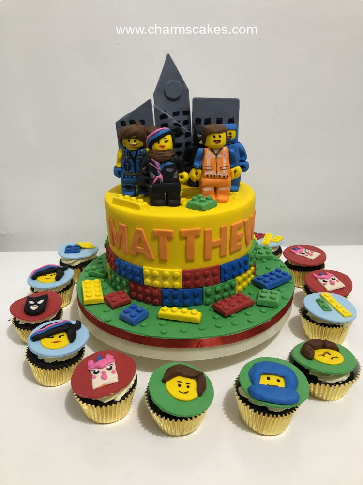 LEGO Themed Birthday Cake. Dummy Cake . Fake Birthday Cake. Lego Cake. 