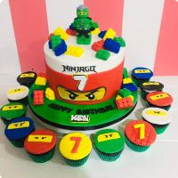 Roblox Brick and Lego Cake