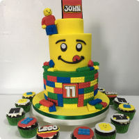 John's Lego Lego Custom Cake